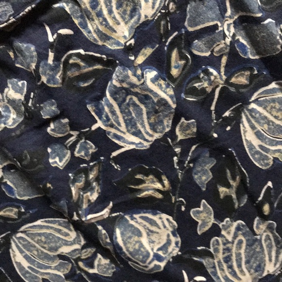 🔥2XHP🔥NWT Lucky Brand floral peasant career top - Picture 7 of 8